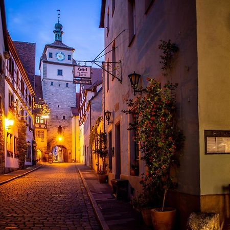 Gaestehaus Am Weissen Turm Rothenburg ob der Tauber Buitenkant foto